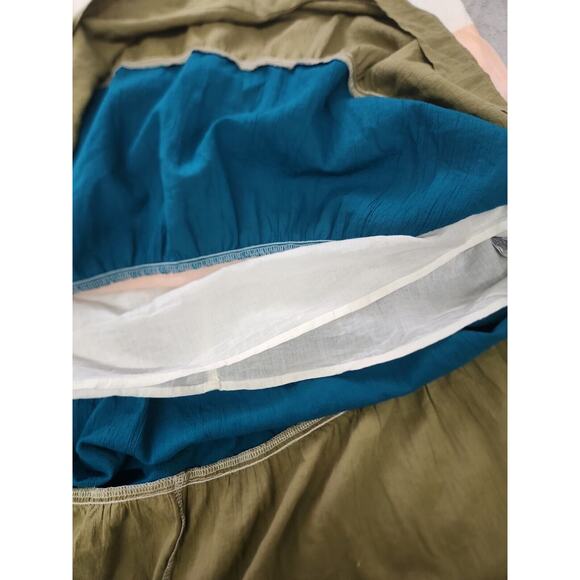 OLD NAVY Sleeveless Tasseled Color-Block Maxi Dress Pockets Oversized M-XL - Picture 10 of 11